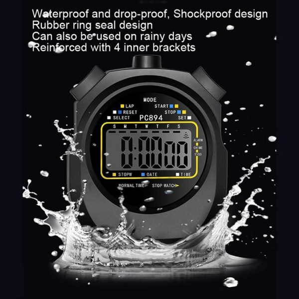 PC894 Electronic Stopwatch Timer Sports Fitness Training Referee Stopwatch - Image 6