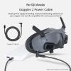 Glasses Power Cablefor for DJI FPV Avata Goggles 2 130cm - Image 2