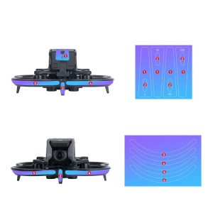 Decorative Stickers For DJI Avata Night Reflective Warning Sticker, Color: Gradient Color