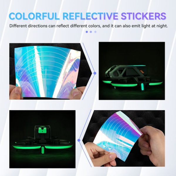Decorative Stickers For DJI Avata Night Reflective Warning Sticker, Color: Gradient Color - Image 6