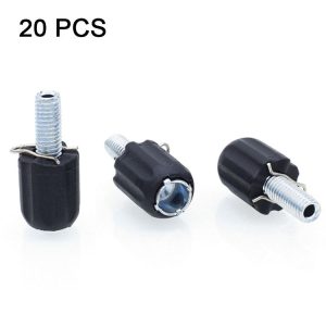 20 PCS Mountain Bike M5 Variable Speed Brake Adjustment Screw (Black)