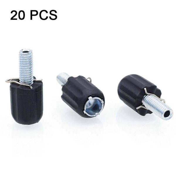 20 PCS Mountain Bike M5 Variable Speed Brake Adjustment Screw (Black)