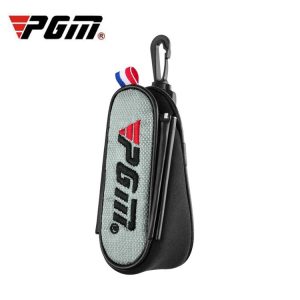 PGM SOB005 Golf Ball Bag Light Waist Bag Magnetic Suction Mini Ball Bag (Grey)