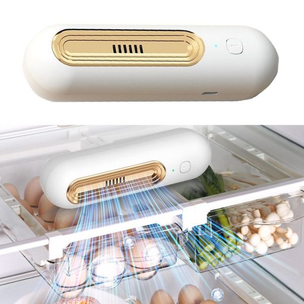 HX-889 Sterilization Deodorant Fruit And Vegetable Preservation Home Clothing Cabinet Purifier (Gold)