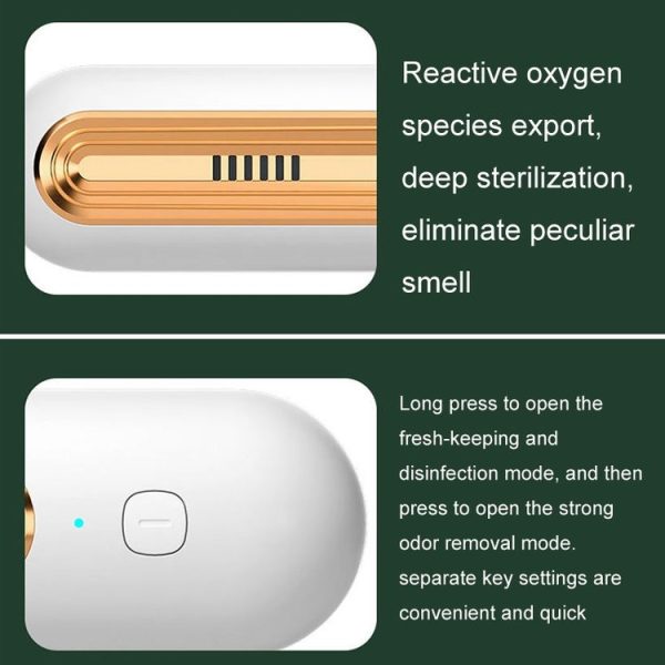 HX-889 Sterilization Deodorant Fruit And Vegetable Preservation Home Clothing Cabinet Purifier (Gold) - Image 3