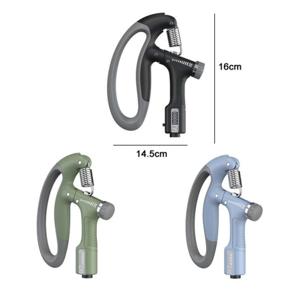 10-100KG Adjustable Electronic Grip Arm Muscle Training (Black) - Image 2