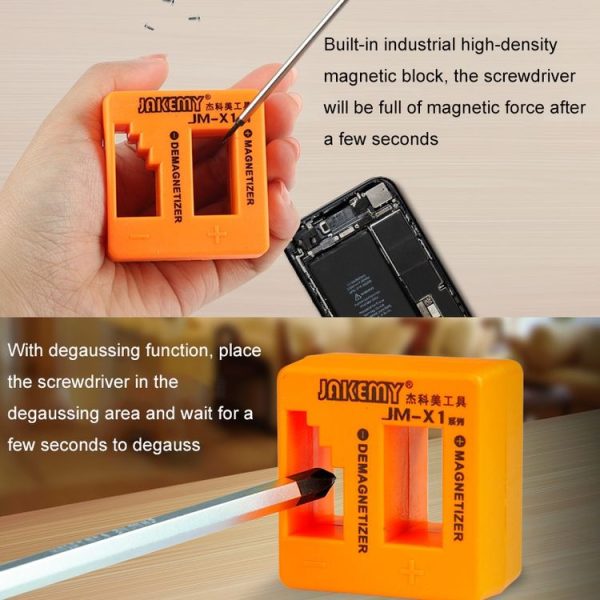 JAKEMY JM-X1 Manual Screwdriver Magnetizer / Demagnetizer - Image 6