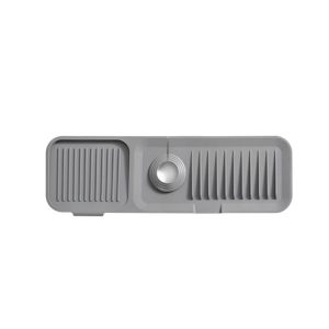 Faucet Silicone Draining Mat Anti-splash Kitchen Sink Non-slip Soap Mat, Size: Extra Large (Deep Gray)