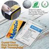 20 PCS Transparent PVC Vertical Plastic Card Sleeves Waterproof ID Card Sleeves Badges - Image 6