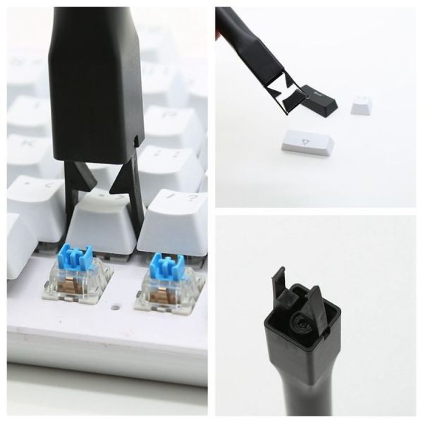 Keycap Puller ABS Plastic Keycap Remover Switch Extractor Tool (Black) - Image 3