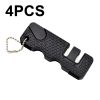 4 PCS Outdoor Knife Sharpener Speeder Mini Knife Sharpener (Black)