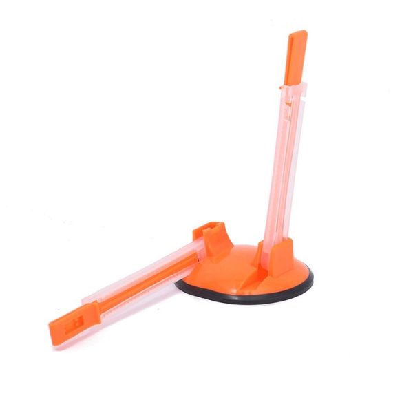 Baggy Rack Holder For Food Prep Bag Plastic Freezer Bag Ziplock Bag Holder Stand (Orange) - Image 4