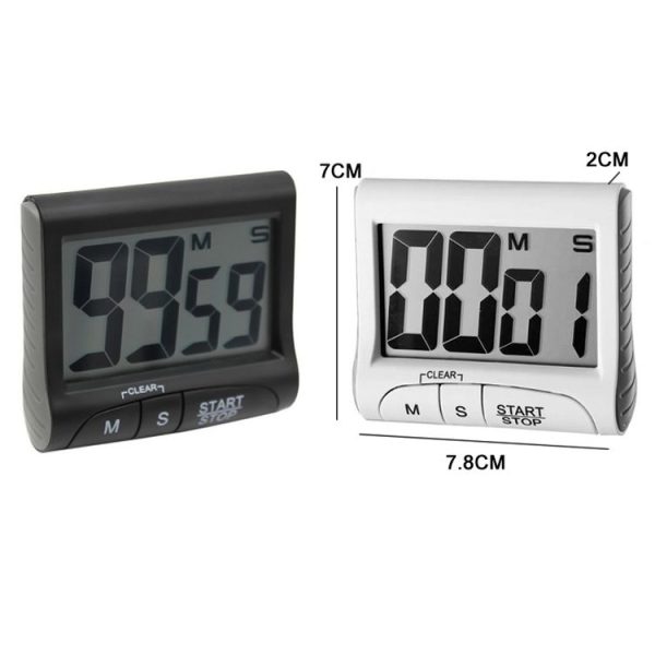 Kitchen Reminder Learning Positive Timer With Switch, Color: Black - Image 2