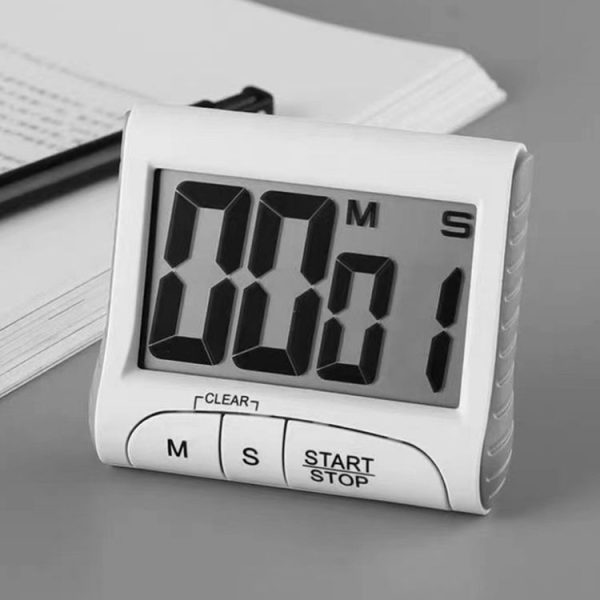 Kitchen Reminder Learning Positive Timer With Switch, Color: Black - Image 5