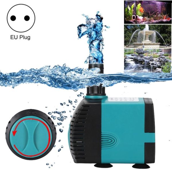 EB-303 10W Aquarium Submersible Water Pump Fountain Filter Fish Pond, EU Plug
