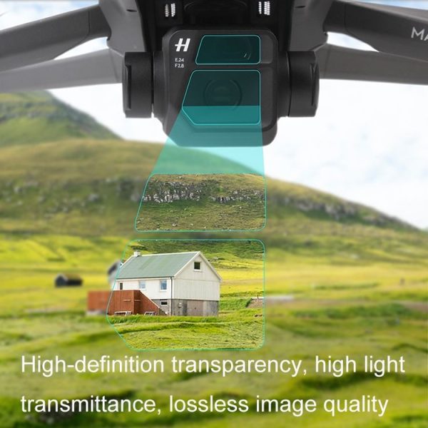 2 Sets Sunnylife M3-BHM122 For Mavic 3 Lens HD Slim Protective Film Kit - Image 5