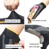 1 Pair QX0002 Sports Sunscreen Touch Screen Non-slip Wear Resistant Shock Absorbing Cycling Gloves, Size: L (Orange) - Image 3