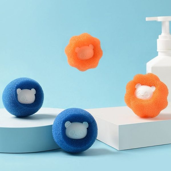 Washing Machine Laundry Ball Decontamination Hair Removal Anti-winding Cleaning Ball (Blue) - Image 2