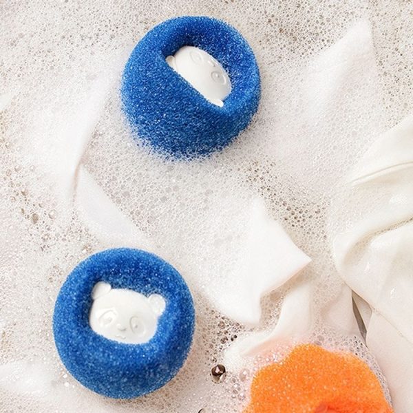 Washing Machine Laundry Ball Decontamination Hair Removal Anti-winding Cleaning Ball (Blue) - Image 4