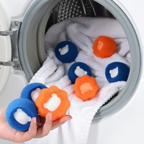 Washing Machine Laundry Ball Decontamination Hair Removal Anti-winding Cleaning Ball (Blue) - Image 6
