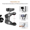 JMSUZ 124124 SLR Camera Rail Adjustable Clamp Crab Clamp (Red) - Image 4