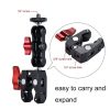 JMSUZ 124124 SLR Camera Rail Adjustable Clamp Crab Clamp (Red) - Image 5