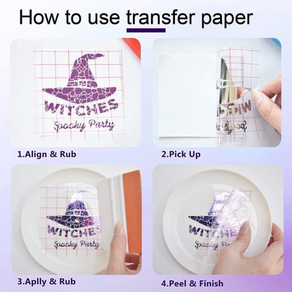 30cm x 100cm Self Adhesive Clear Lattice PVC Vinyl Positioning Transfer Film (Blue) - Image 5