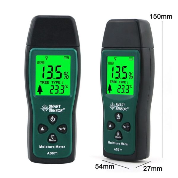 Smart Sensor AS971 Moisture Content Tester For Wood Furniture Making - Image 2