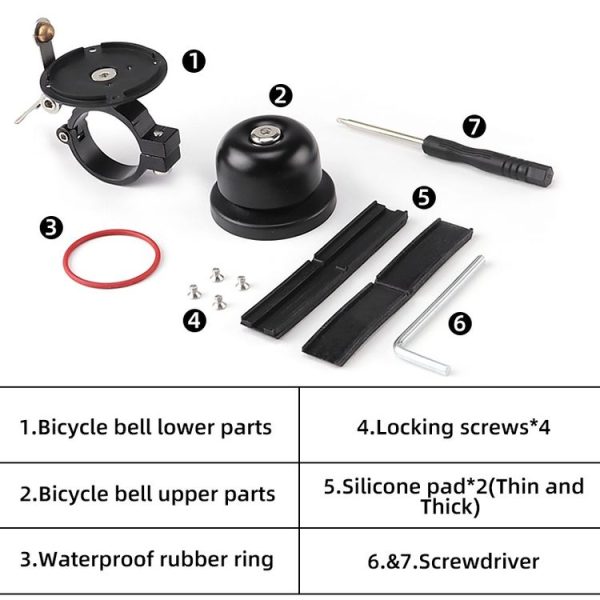 AirTag Bicycle Hidden Locator Anti-theft Ring Bell Generation 3 - Image 4