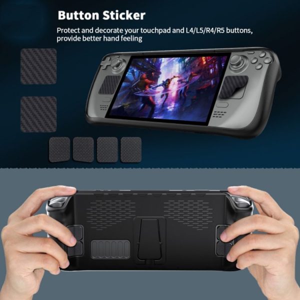 JYS For Steam Deck Handheld TPU Case + Touchpad Button Sticker - Image 6