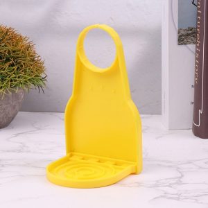 Foldable Laundry Detergent Drip Catcher Tray Cup Holder Soap Dispenser Gadget (Yellow)