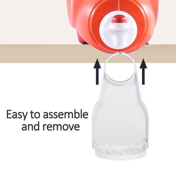 Foldable Laundry Detergent Drip Catcher Tray Cup Holder Soap Dispenser Gadget (Yellow) - Image 5