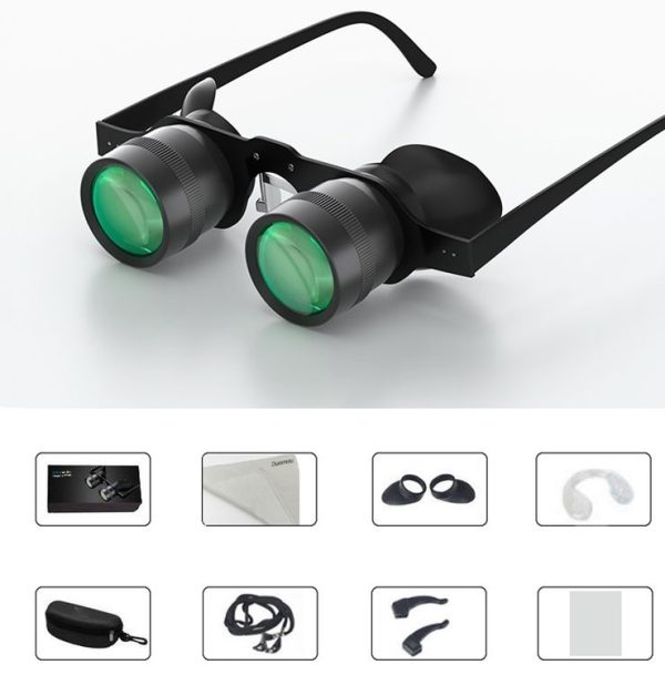 D-1548 10x HD Adjustable Focus Fishing Binoculars, Spec: Only Binoculars - Image 2