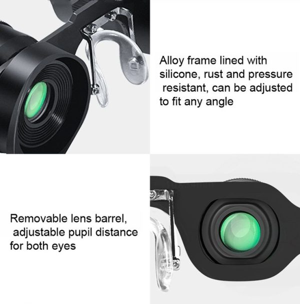 D-1548 10x HD Adjustable Focus Fishing Binoculars, Spec: Only Binoculars - Image 5