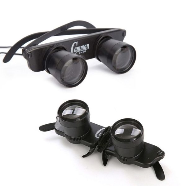 Camman 3 x 28 Adjustable Focus Glass Type Fishing Binoculars, Spec: With Zippered Glasses Case - Image 3