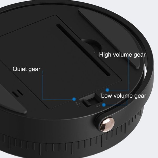 F1 Large Screen LED Electronic Rotating Kitchen Timer (Black) - Image 3