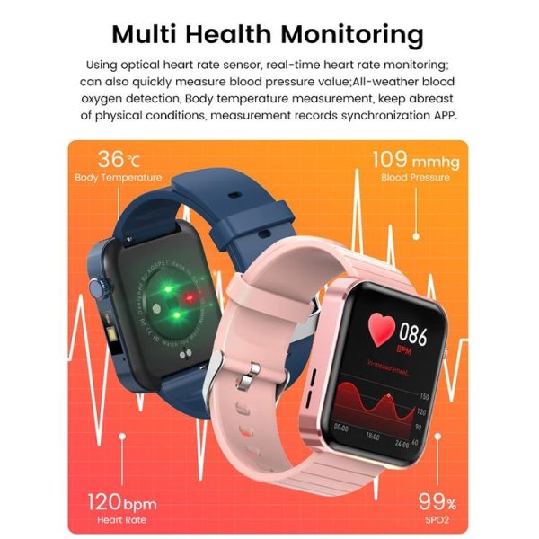 KOSPET Magic 3S 1.69 Inch Heart Rate Monitoring Bluetooth Calling Watch With Flashlight Function (Black) - Image 5