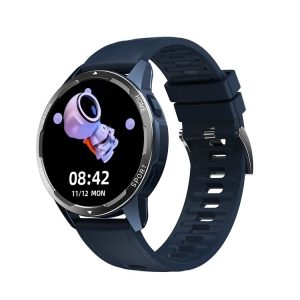 T5max 1.28 Inch Heart Rate / Blood Oxygen Monitoring Bluetooth Calling Smart Watch (Blue)