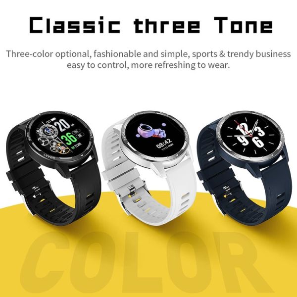 T5max 1.28 Inch Heart Rate / Blood Oxygen Monitoring Bluetooth Calling Smart Watch (Blue) - Image 2