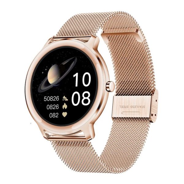KOSPET Athena 1.1 Inch Heart Rate / Blood Pressure / Sleep Monitoring Smart Watch (Rose Red)