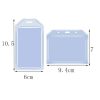 Multifunctional Retractable Waterproof Card Case Keychain Ring Card Sleeve (Vertical) - Image 3
