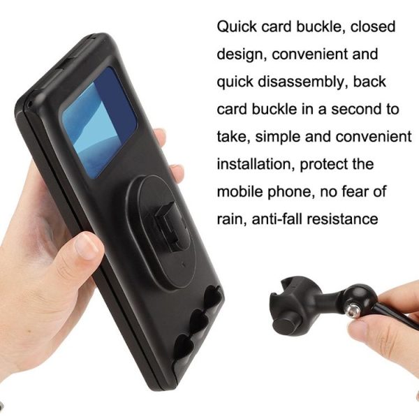 WEST BIKING Mountain Bicycle Riding Shock-proof Fixed Mobile Phone Bracket, Style: Handlebar - Image 4