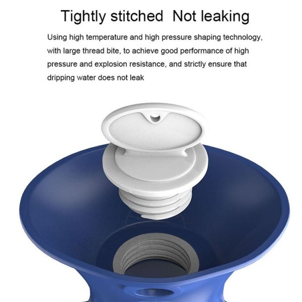 Large Explosion-proof Water-injected PVC Warm Water Bag, Spec: 1000ml (Navy Blue) - Image 7