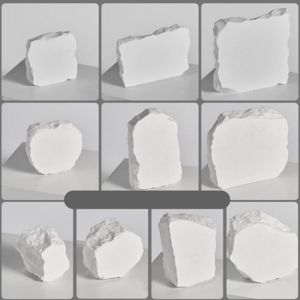 Irregular Plaster Jewelry Ornaments Photography Props, Size: 4.8cm Small - Image 2