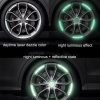 20pcs / Set Car Rainbow Wheel Hub Reflective Stickers Tire Luminous Warning Decoration, Color: Rainbow - Image 5