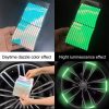 20pcs / Set Car Rainbow Wheel Hub Reflective Stickers Tire Luminous Warning Decoration, Color: Rainbow - Image 6