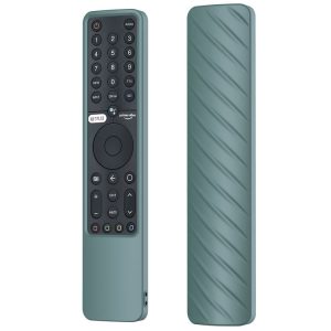 Suitable for Xiaomi P1 Remote Control Twill Washable Drop-proof Silicone Case (Pine Green)