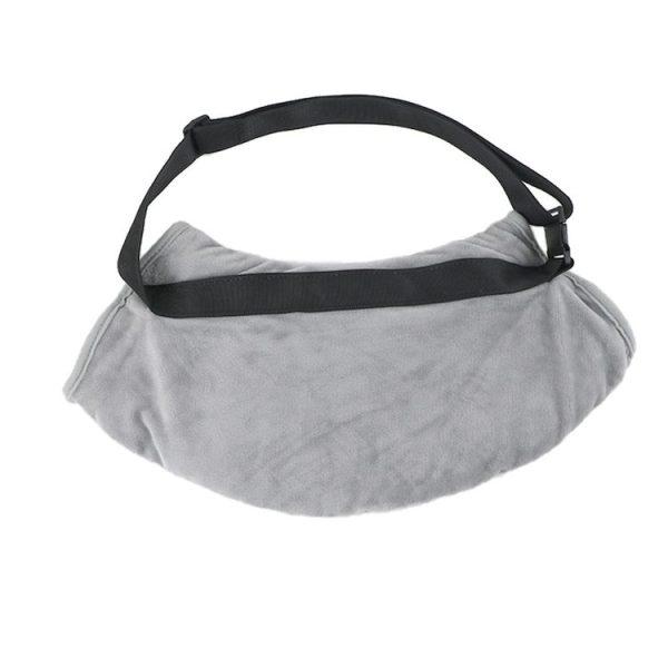 Electric Heated Hand Warmer Muff Cold Weather Thermal Glove Waist Bag (Gray) - Image 3