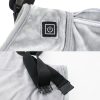 Electric Heated Hand Warmer Muff Cold Weather Thermal Glove Waist Bag (Gray) - Image 4