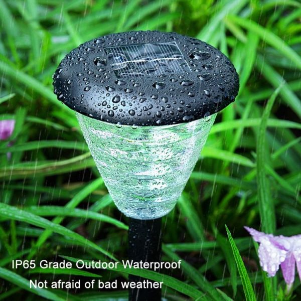 Outdoor Waterproof Intelligent Sensing LED Solar Lamp (Warm+Colorful Light) - Image 4